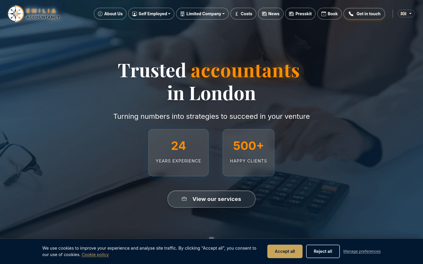 Emilia Accountancy hero